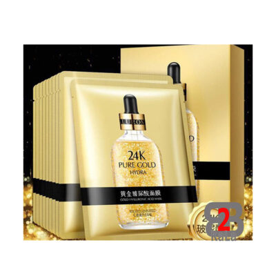 ماسک صورت طلا مدل 24k pure gold hydra وزن 30 گرم