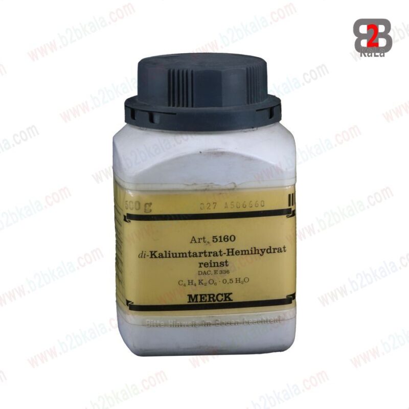 دی پتاسیم تارتارات نیمه آبه مرک - dipotassium tartrate hemihydrate