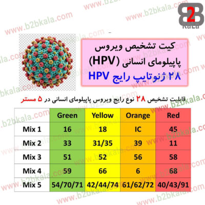 /کیت تشخیص ویروس پاپیلومای انسانی (HPV)