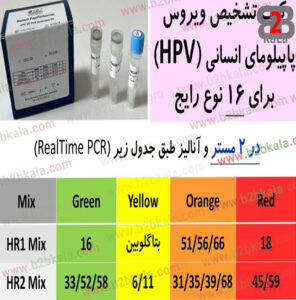 کیت تشخیص ویروس پاپیلومای انسانی برای 16 نوع رایج